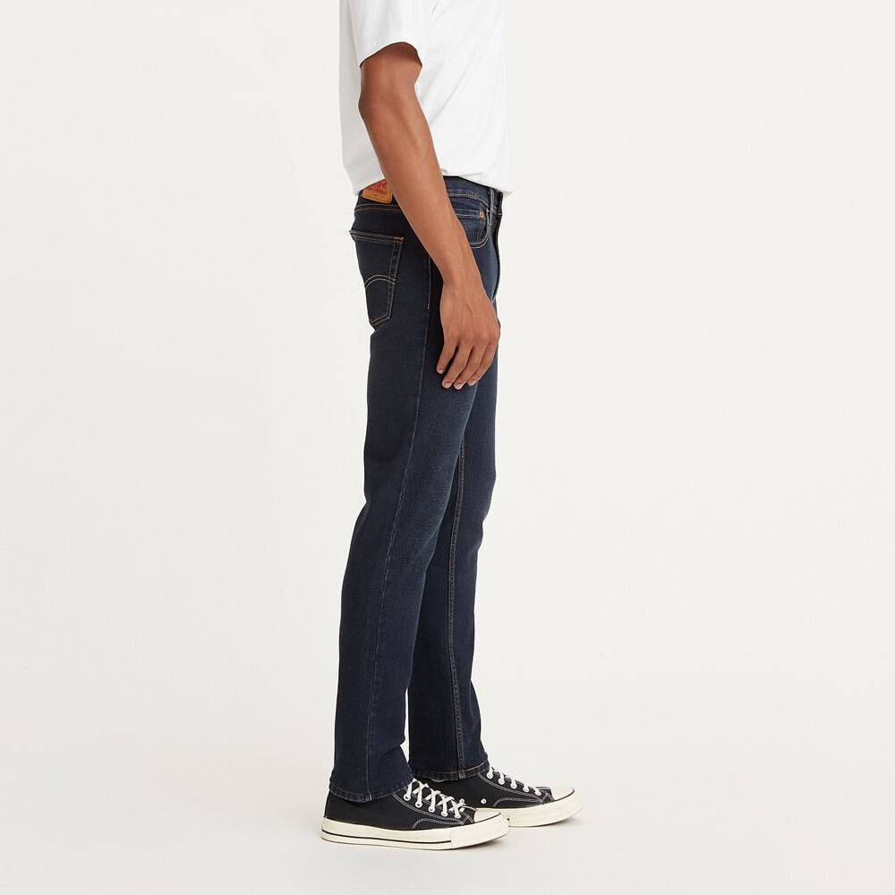 Side view of Levi's 511 Men's Slim Fit Stretch Jeans in Rinsey