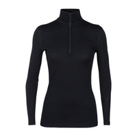 Icebreaker Womens 200 Oasis Long Sleeve Zip Neck