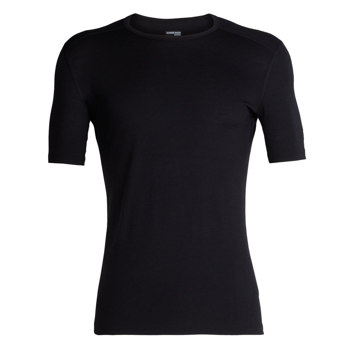 Icebreaker Men's 200 Oasis Short Sleeve Crew in Black