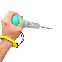 Man holding Underwater Crevice Bulb Sniper with Lanyard