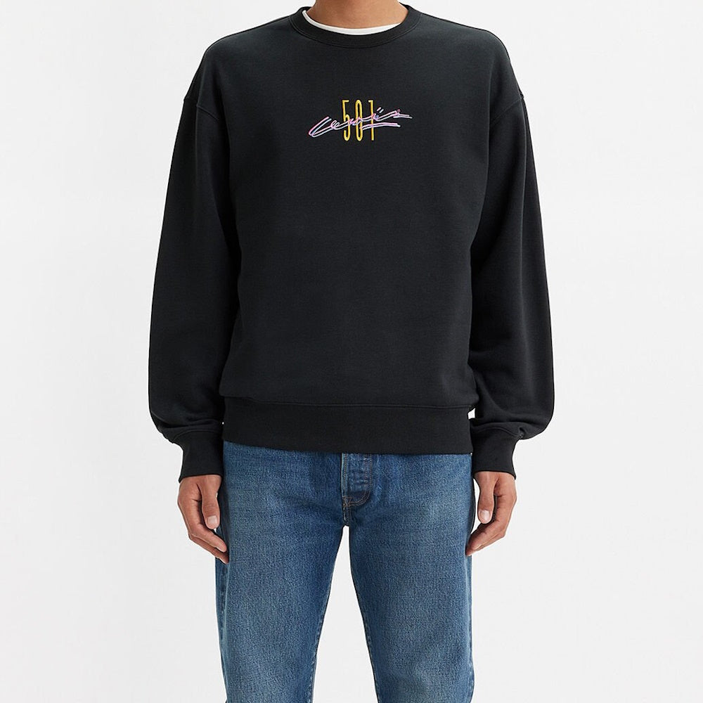 Relaxed graphic sales crewneck sweatshirt