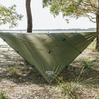 Alton Goods Ultralight 3x3m Tarp closed front