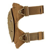 Side view of 5.11® Exo K External Knee Pad in Khaki