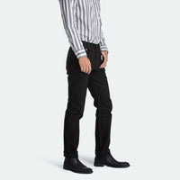 Side view of Levi's 516 Men's Straight Fit Jeans in Black Rinse