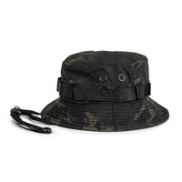 5.11® Boonie Hat in Black Multicam with draw cord