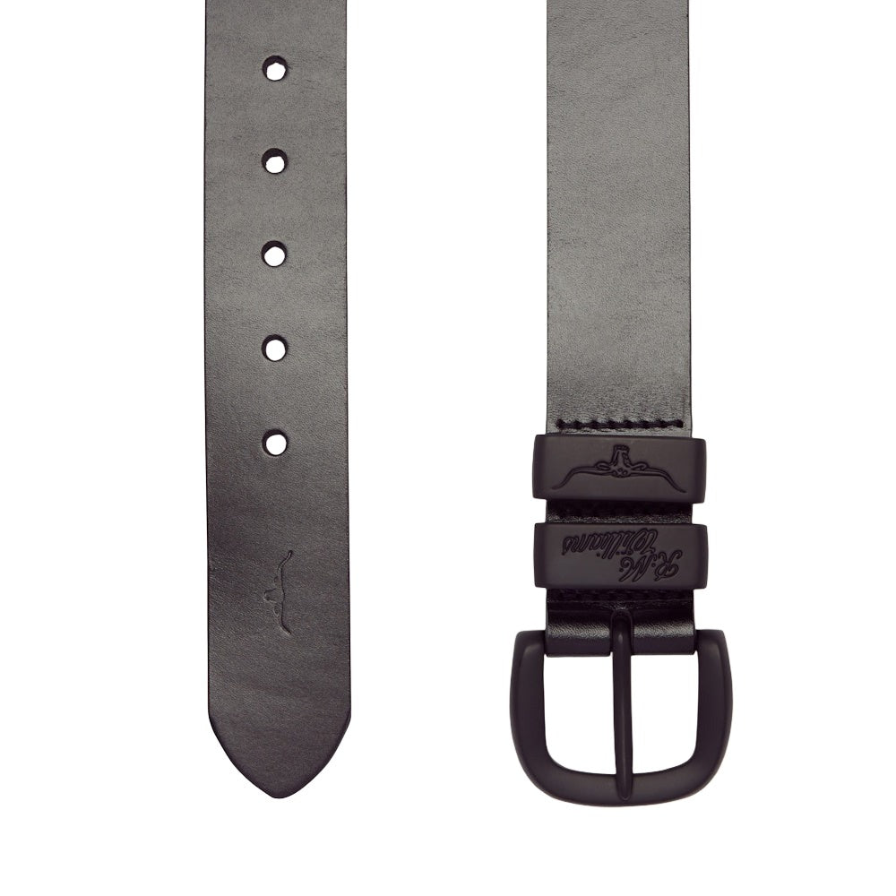 R.M.Williams Drover Belt (Black/Black)
