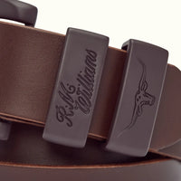 R.M.Williams Drover Belt (Chocolate/Chocolate)