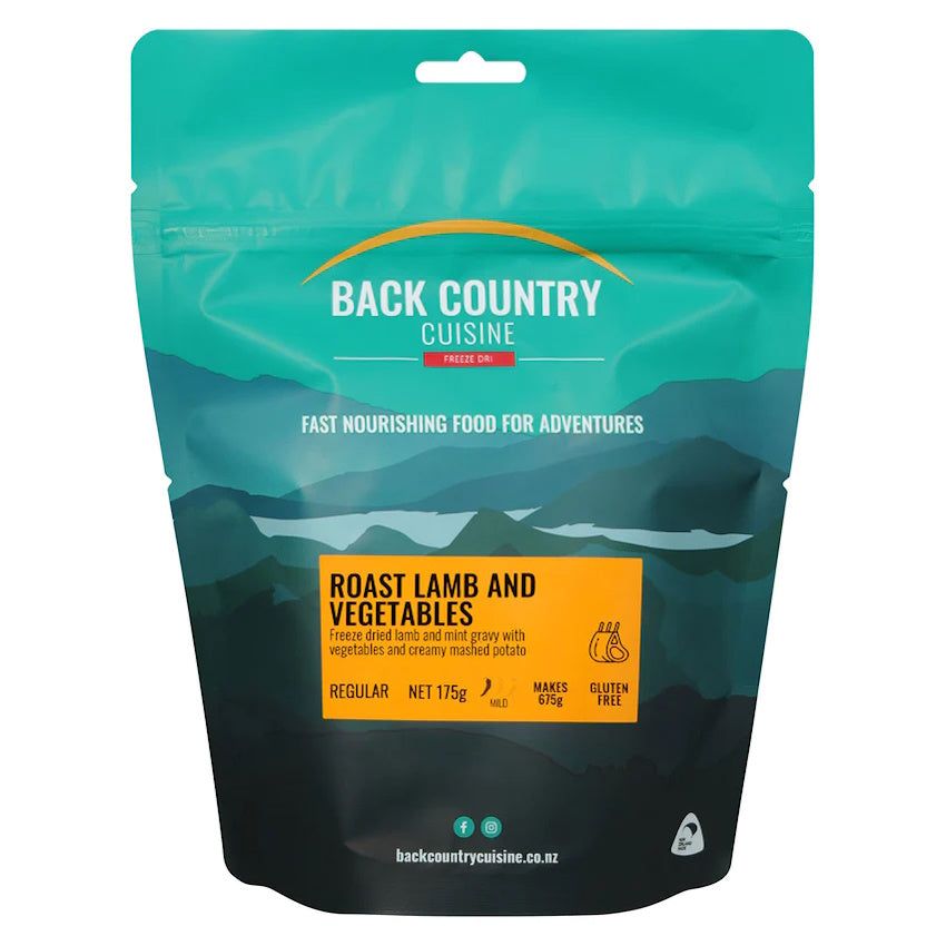 Back Country Roast Lamb and Vegetables Regular Serve Packet