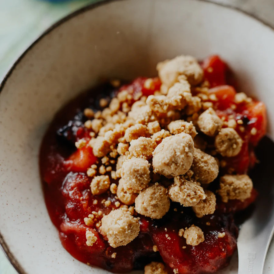 Back Country Apple and Berry Crumble Close Up