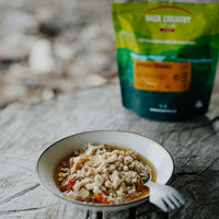 Back Country Apricot Crumble in a bowl