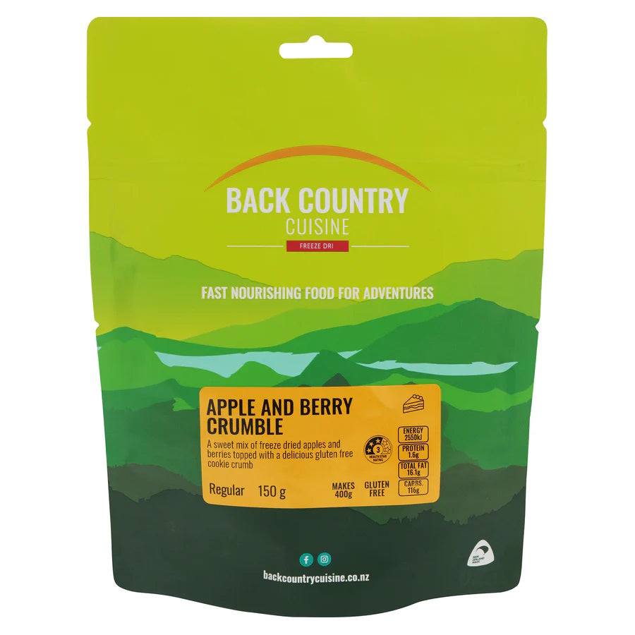Back Country Apple and Berry Crumble Regular Serve 