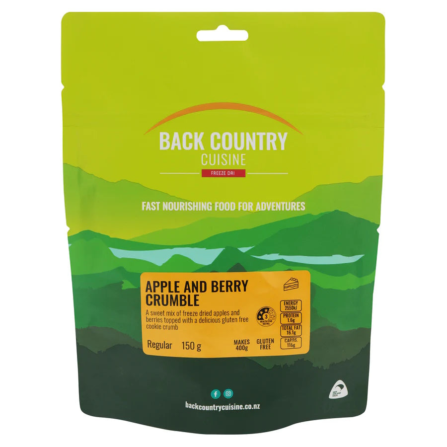 Back Country Apple and Berry Crumble Regular Serve