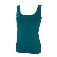 Bamboo Textiles Women's Singlet in Teal