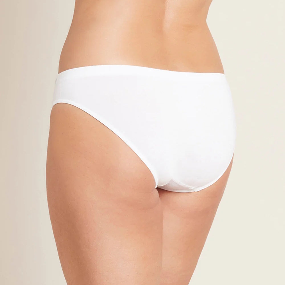 Back of Boody Classic Bikini in White