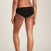 Back of Boody Hipster Bikini in Black