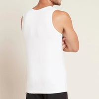Back of Boody Mens Singlet in White