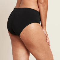 Back of Boody Midi Brief in Black