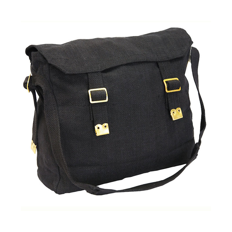 Bush Tracks Canvas Haversack WH1 in Black