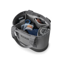 Top down view of packed Yeti Camino 35 Carryall Tote Bag