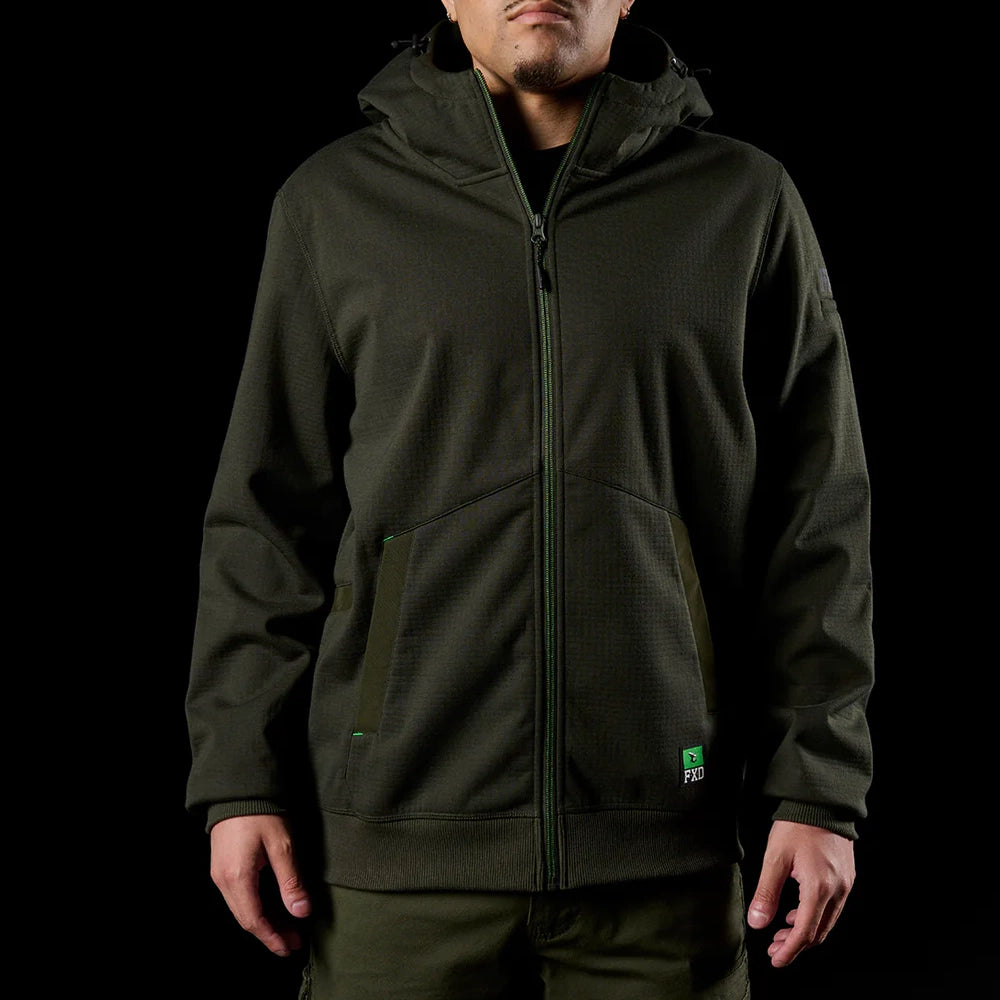FXD WF-3 Mens Zip Thru Hoodie