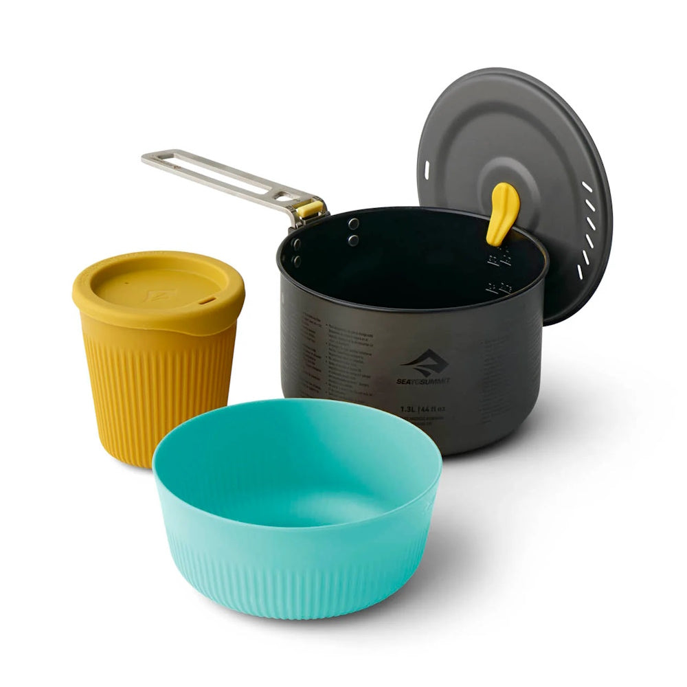 Sea To Summit Frontier UL 1 Person Pot Cook Set (3 Piece)