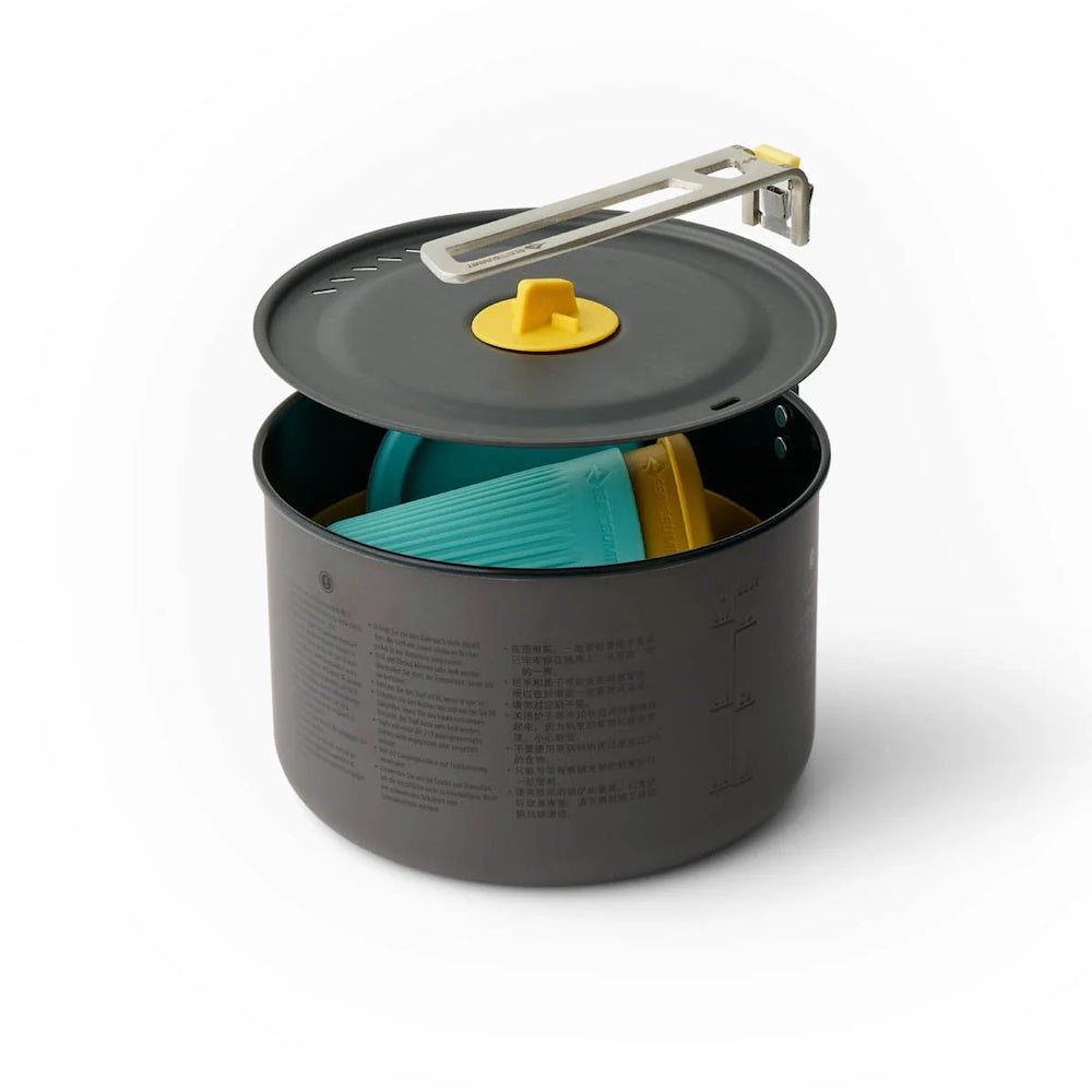 Sea To Summit Frontier Ultralight 2 Person Pot Cook Set Packed Away