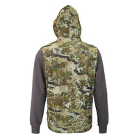 Back of Spika Mens Go Advance Hoodie in Biarri Camo