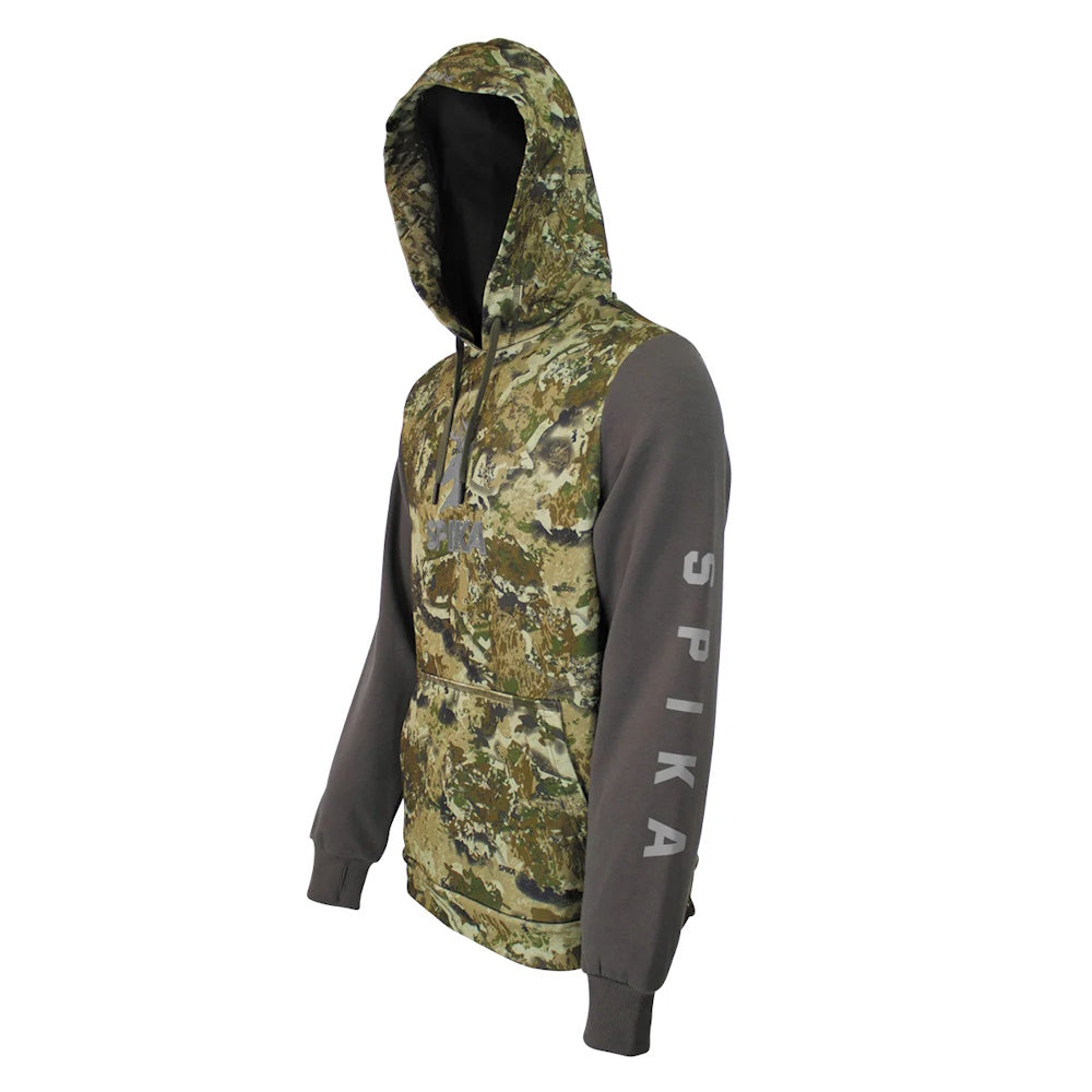Side of Spika Mens Go Advance Hoodie in Biarri Camo