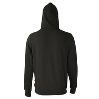 Back of Spika Mens GO Classic Hoodie in Black