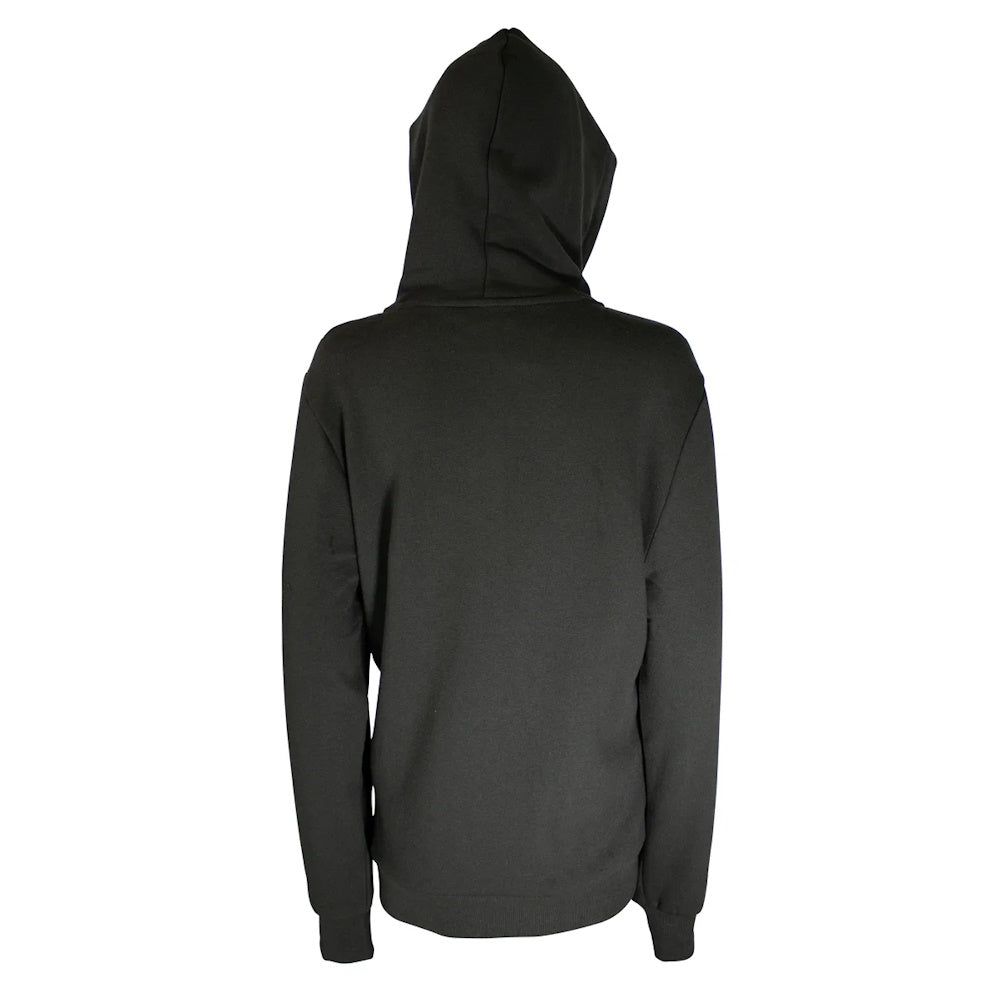 Back of Spika Womens GO Classic Hoodie in Black/Pink