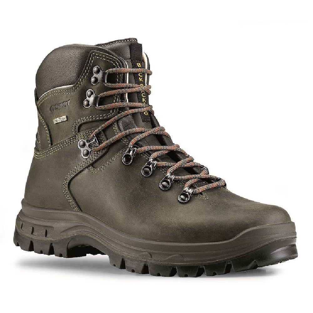 Grisport Mens Denali Mid Waterproof Hiking Boot in Dark Olive