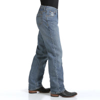 Cinch Mens White Label Mid Rise Relaxed Straight Leg Rigid Jeans