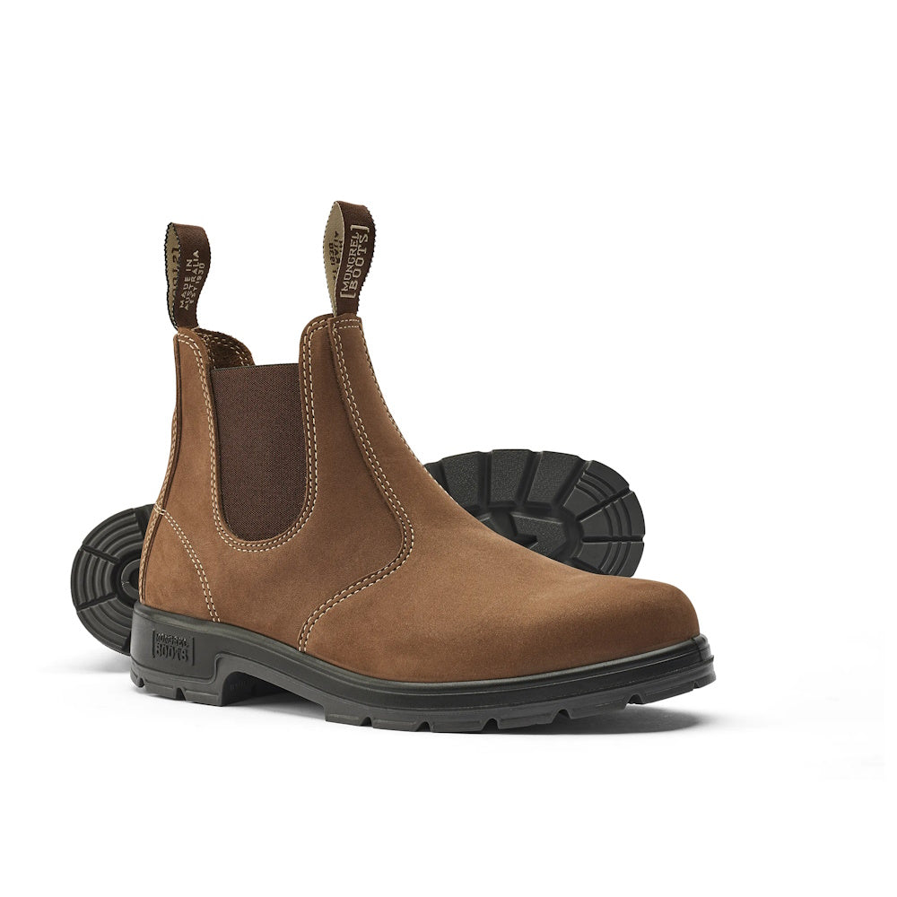 Mongrel K9 Elastic Sided Boots Vintage Brown Allgoods