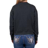 Back view of Pure Western Women's Clara Crew