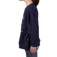 Side of Pure Western Girls Sienna Crew in Navy