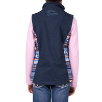 Back of Pure Western Girls Misha Softshell Vest