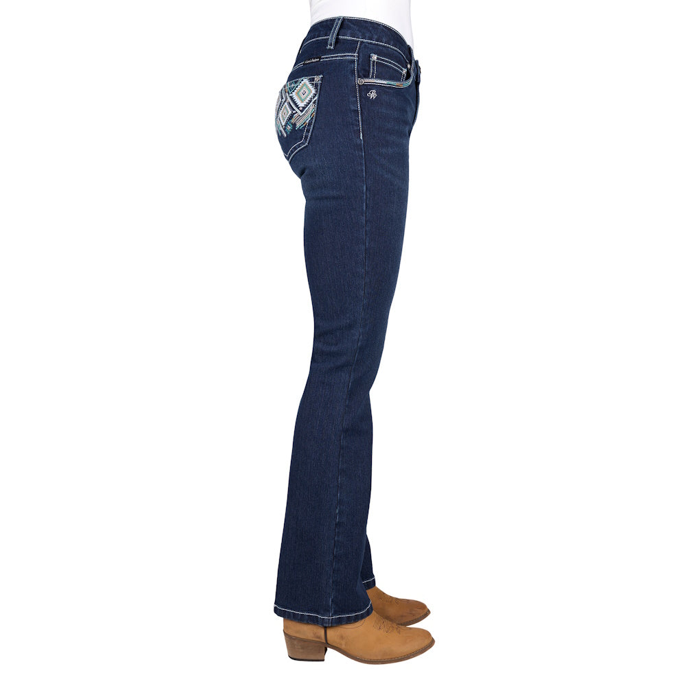 Pure Western Womens Meg Boot Cut Jeans