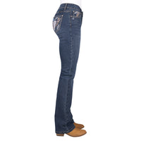 Side of Pure Western Women's Bec Boot Cut Jeans
