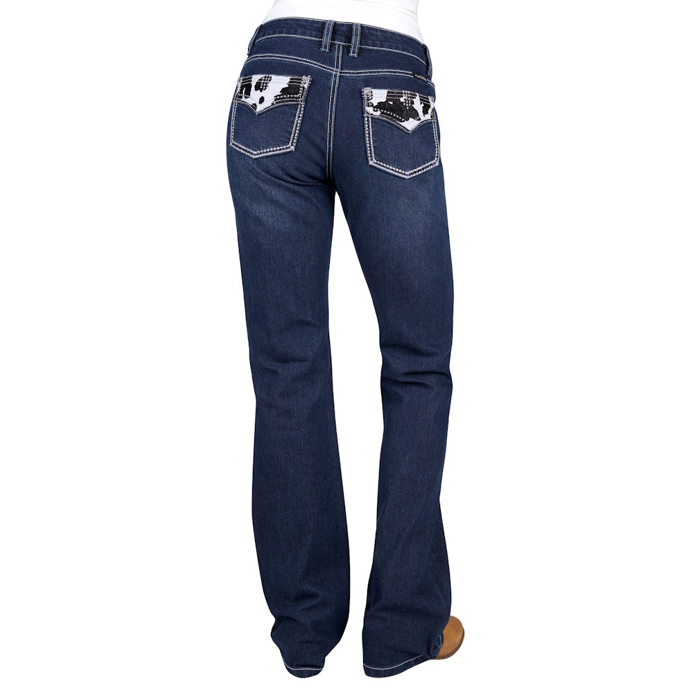Pure Western Womens Pia Relaxed Rider Jeans