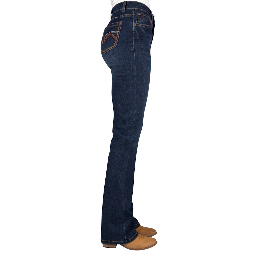 Side of Pure Western Women's Sam High Rise Boot Cut Jeans
