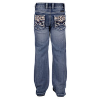 Back view of Pure Western Girls Rue Straight Leg Jeans