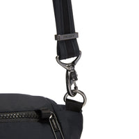 Close up of strap clip
