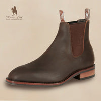 Thomas Cook Mens Trentham Cushion Tech EEE Fit Boot in Oiled Crazy Horse