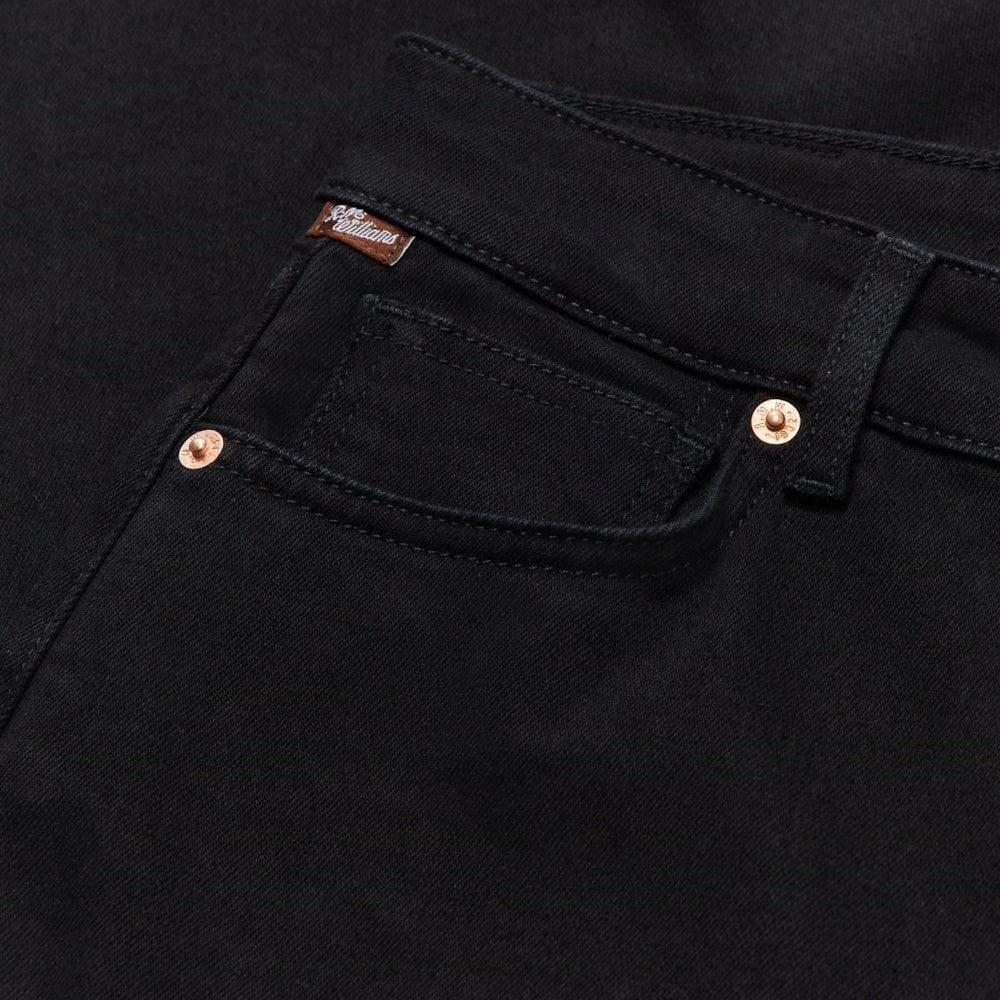 R.M.Williams Womens Albury Jeans (Black Rinse Wash)