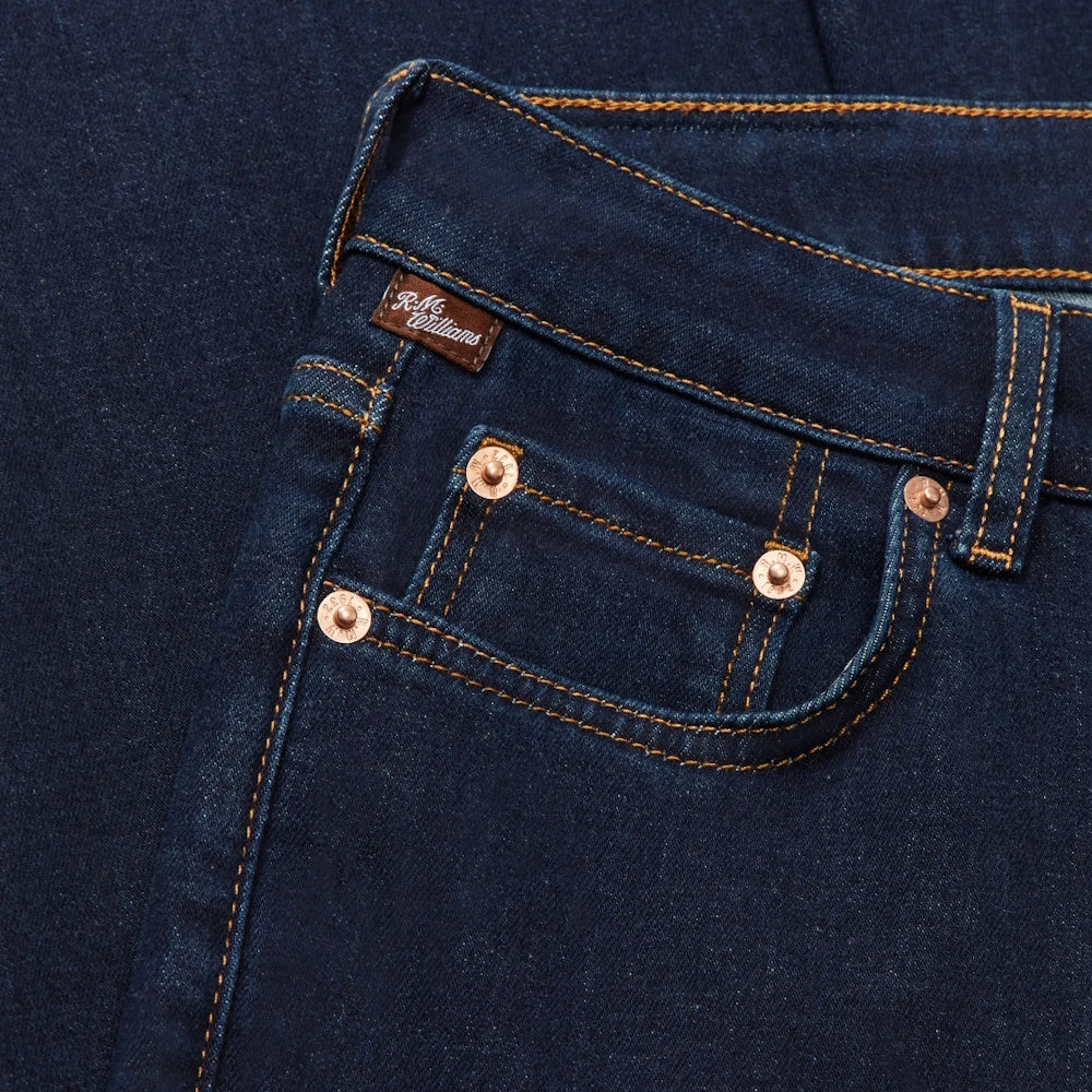 R.M.Williams Womens Maren Jeans (Indigo Rinse Wash)