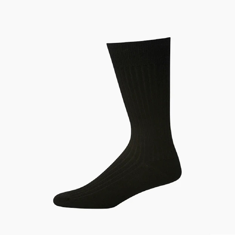 Pussyfoot Womens Wool Blend Non-Tight Sock in Black