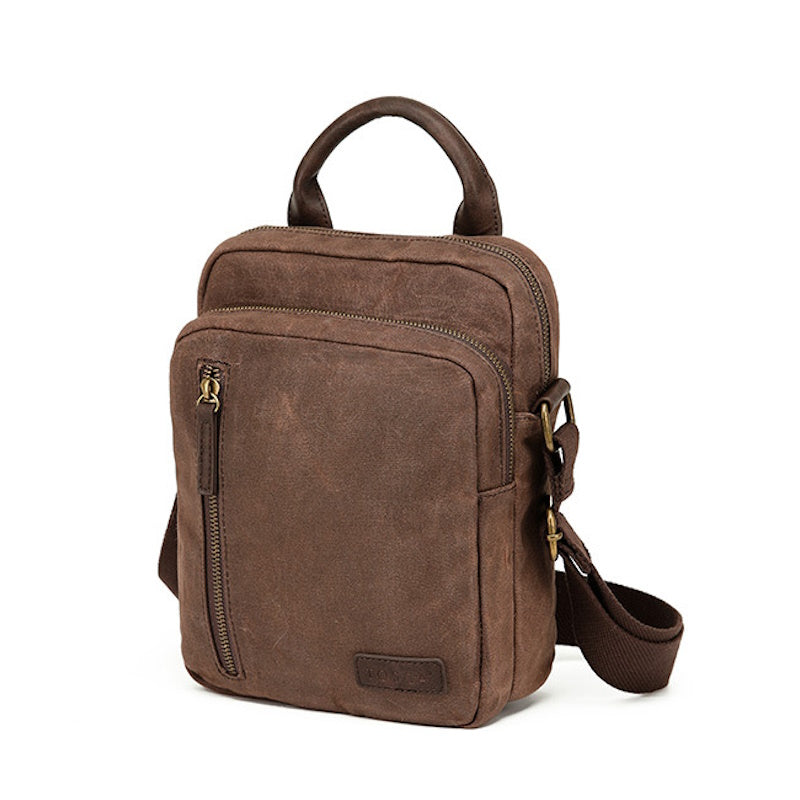 Tosca Waxed Canvas Cross Bag