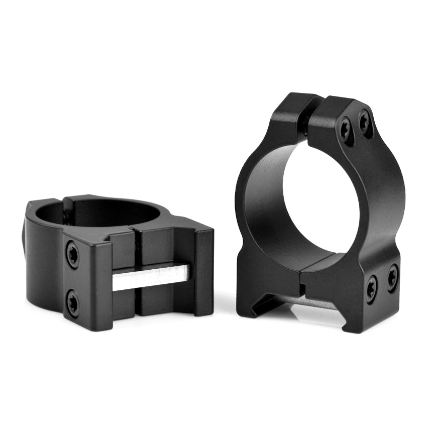 Warne 200M Weaver/Picatinny Permanently Attached Rings 1 Inch Low