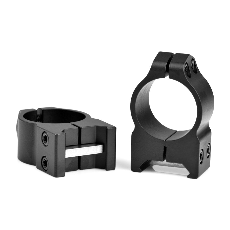 Warne 201M Weaver/Picatinny Permanently Attached Rings 1 Inch Medium