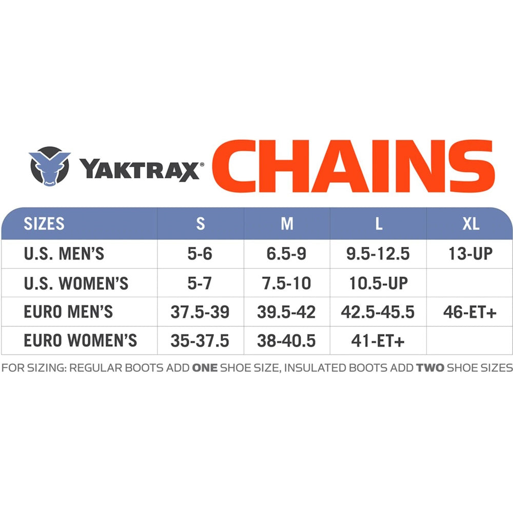 Yaktrax Chains